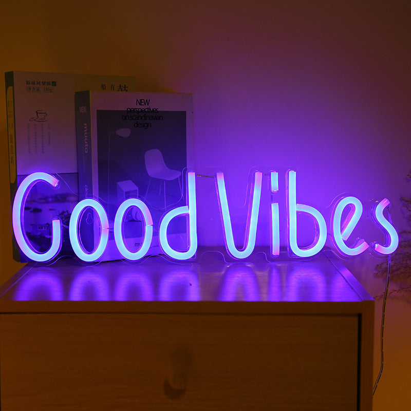 Neon Schild „dream – Good Vibes“  50 x 12,5cm